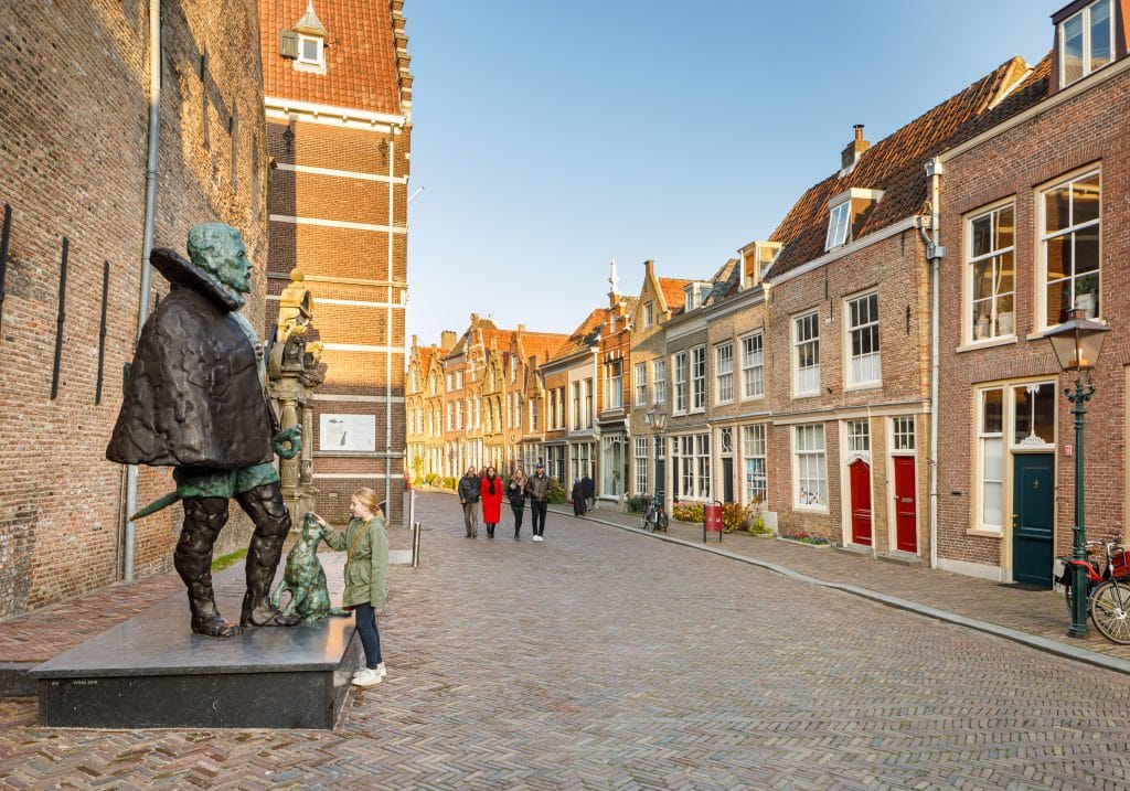 Hofstraat Dordrecht - standbeeld Willem van Oranje