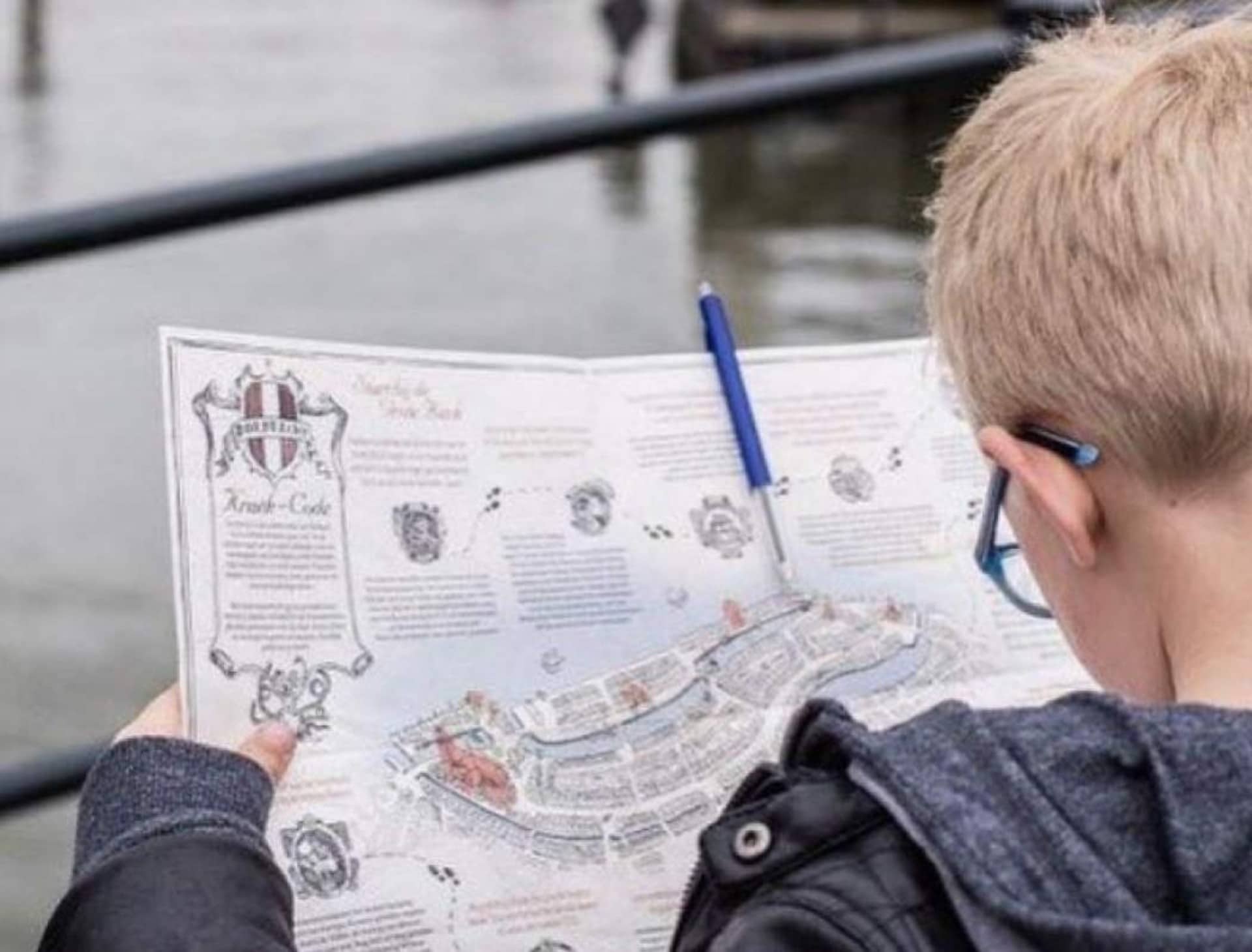 Kraek den Code kinderen wandeling monumentendagen centrum Dordrecht