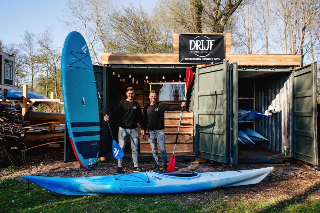 DRIJF Dordrecht sup kano's Biesbosch Stayokay