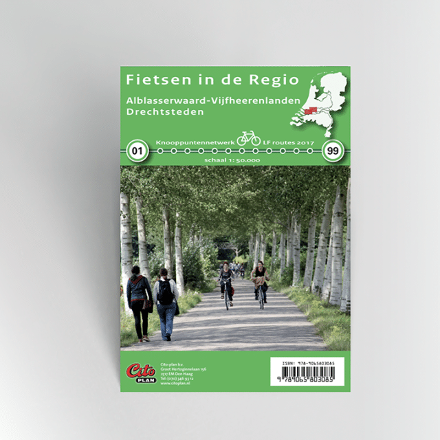 Fietskaart Regio Drechtsteden, Alblasserwaard & Vijfheerenlanden