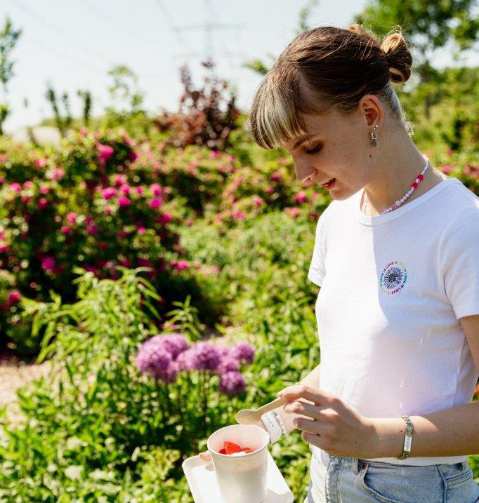 Oogstpark fruit to go Nieuwe Dordtse Biesbosch Dordrecht