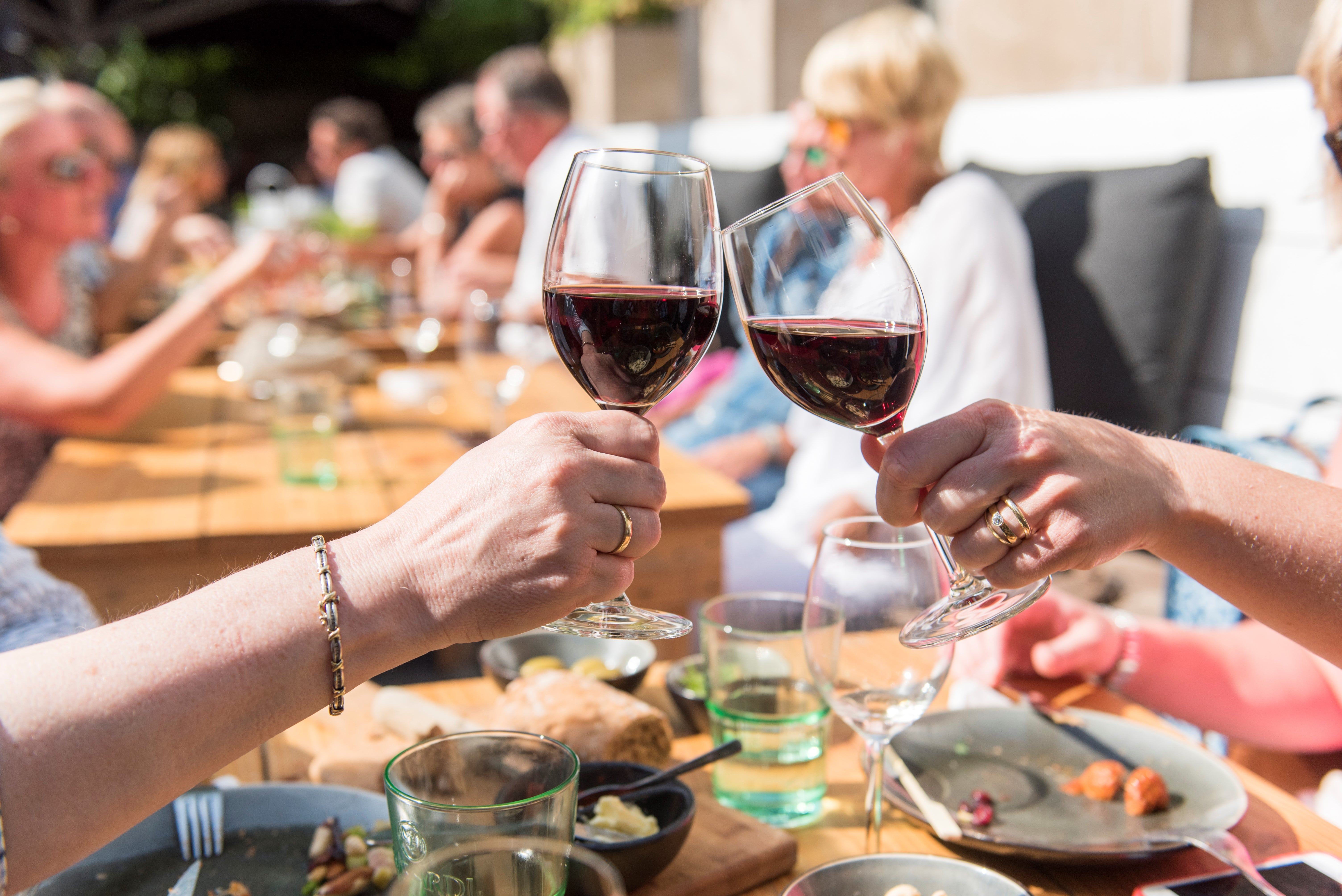 High wine terras BRUT terrastuin Dordrecht