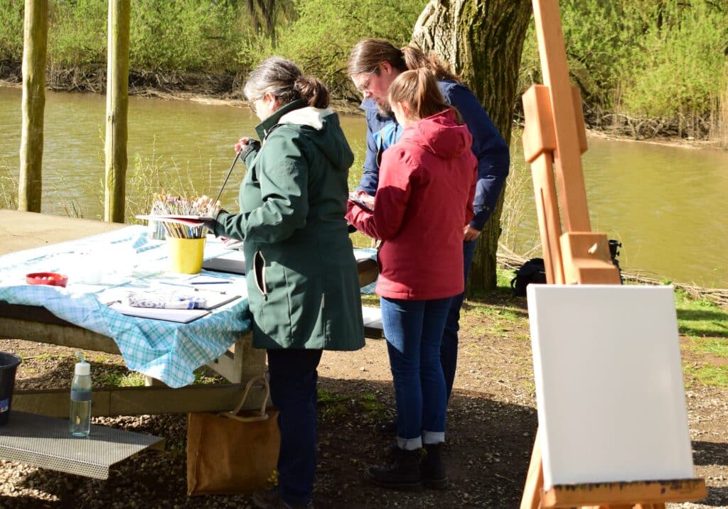 Biesboschcentrum Dordrecht - Seizoensopening - Schilderworkshop