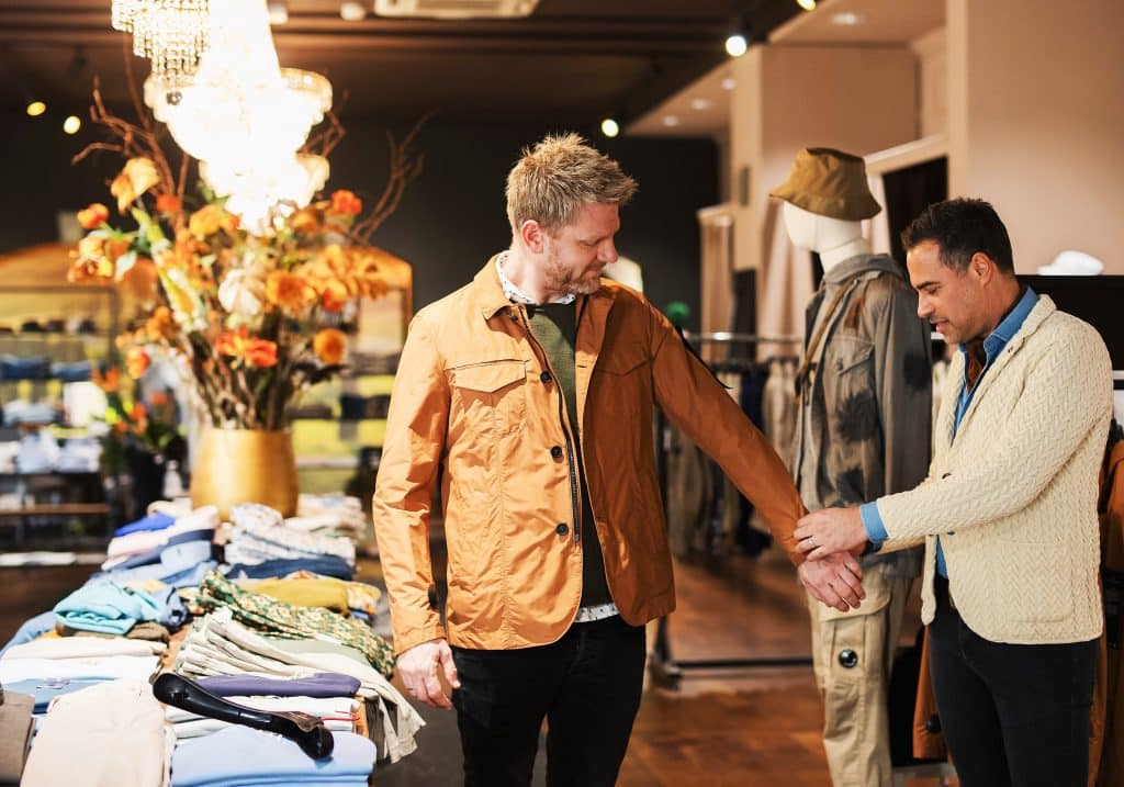 Habets herenmode winkelen Vriesestraat Dordrecht