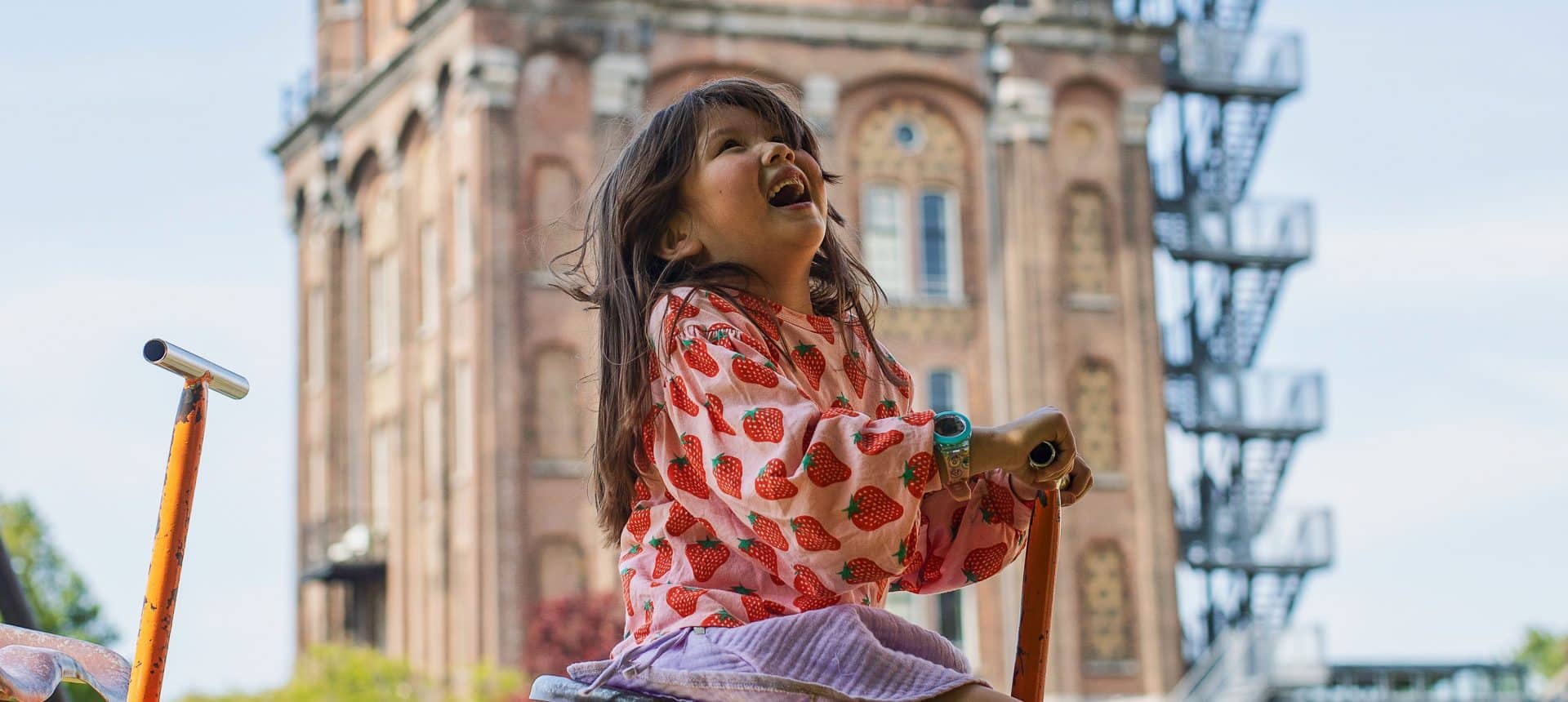 Villa Augustus watertoren tuin kinderen speeltuin tractor wip zomer Dordrecht