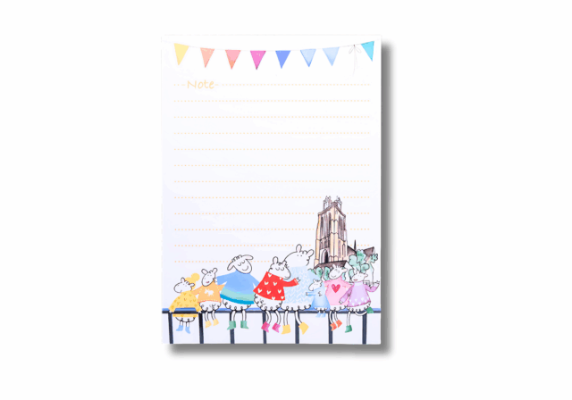 VVV Dordrecht schapenkrabbels notitieblokje klein