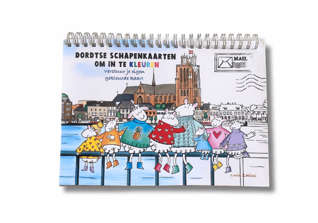 VVV Dordrecht Kleurboekje Dordtse schapenkaarten