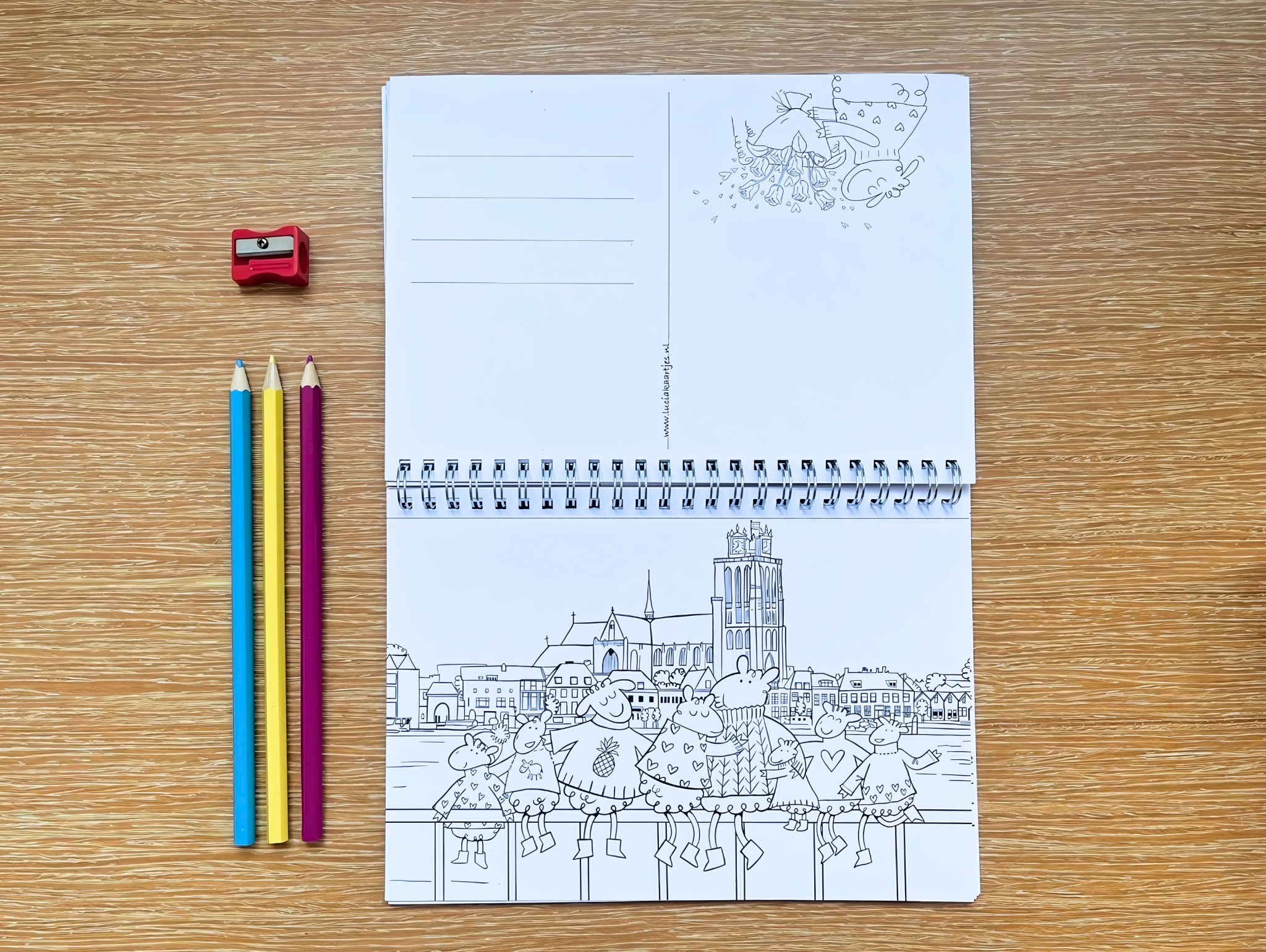 VVV Dordrecht Kleurboekje Dordtse schapenkaarten