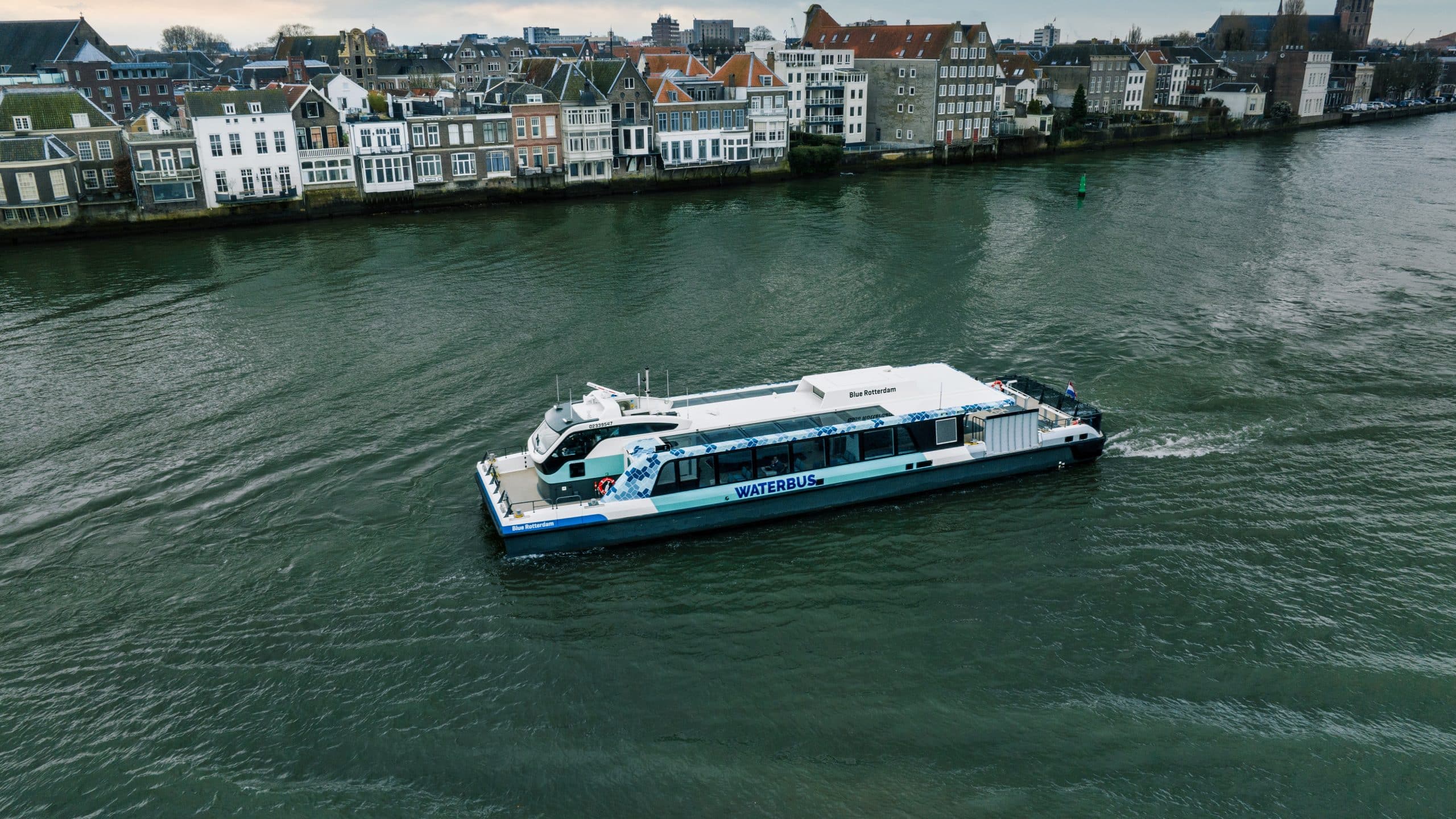 Waterbus vervoer bereikbaarheid skyline Dordrecht