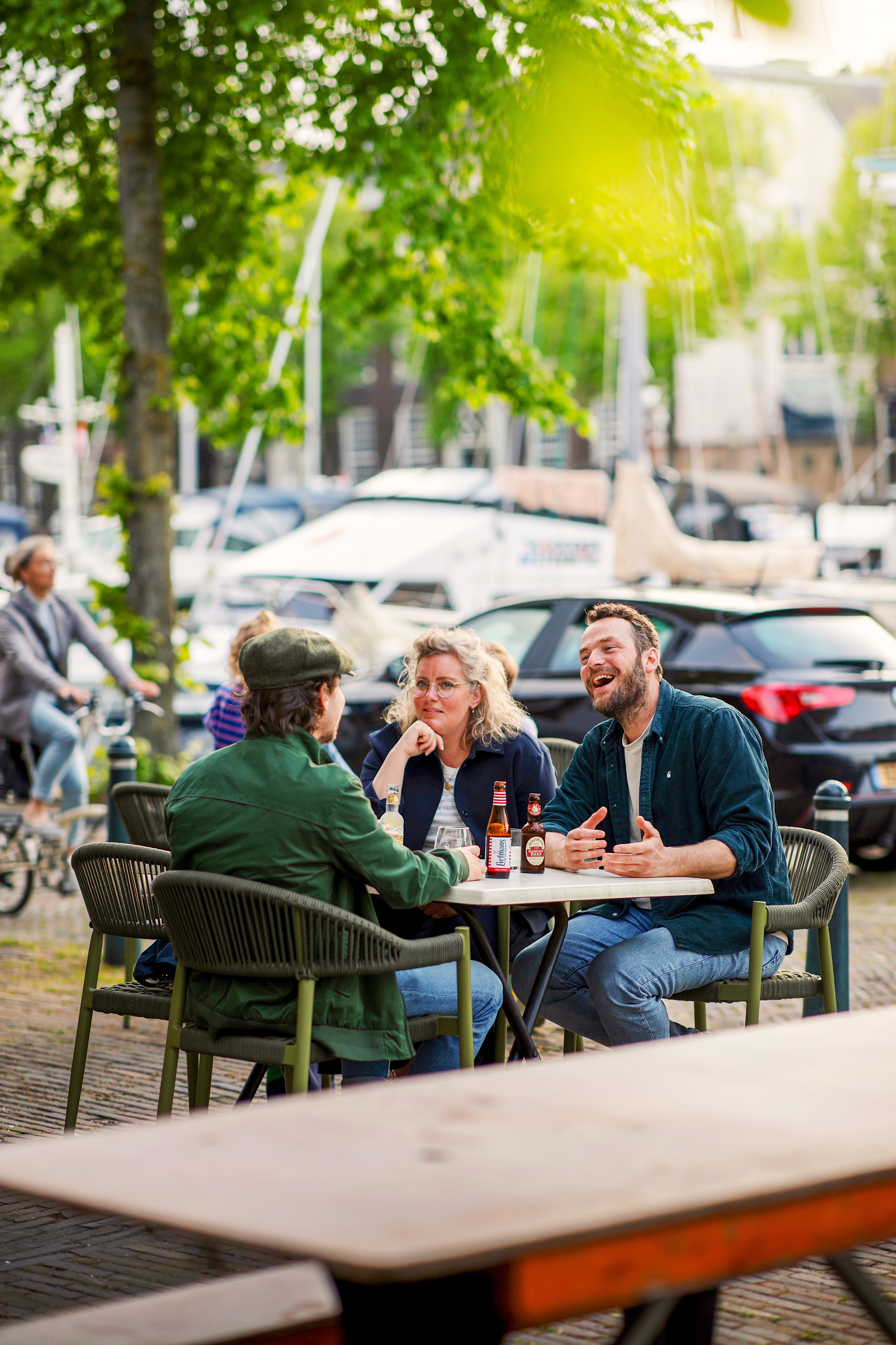 Otto e Mezzo eating drinking terrace Nieuwe Haven Vismarkt spring Dordrecht