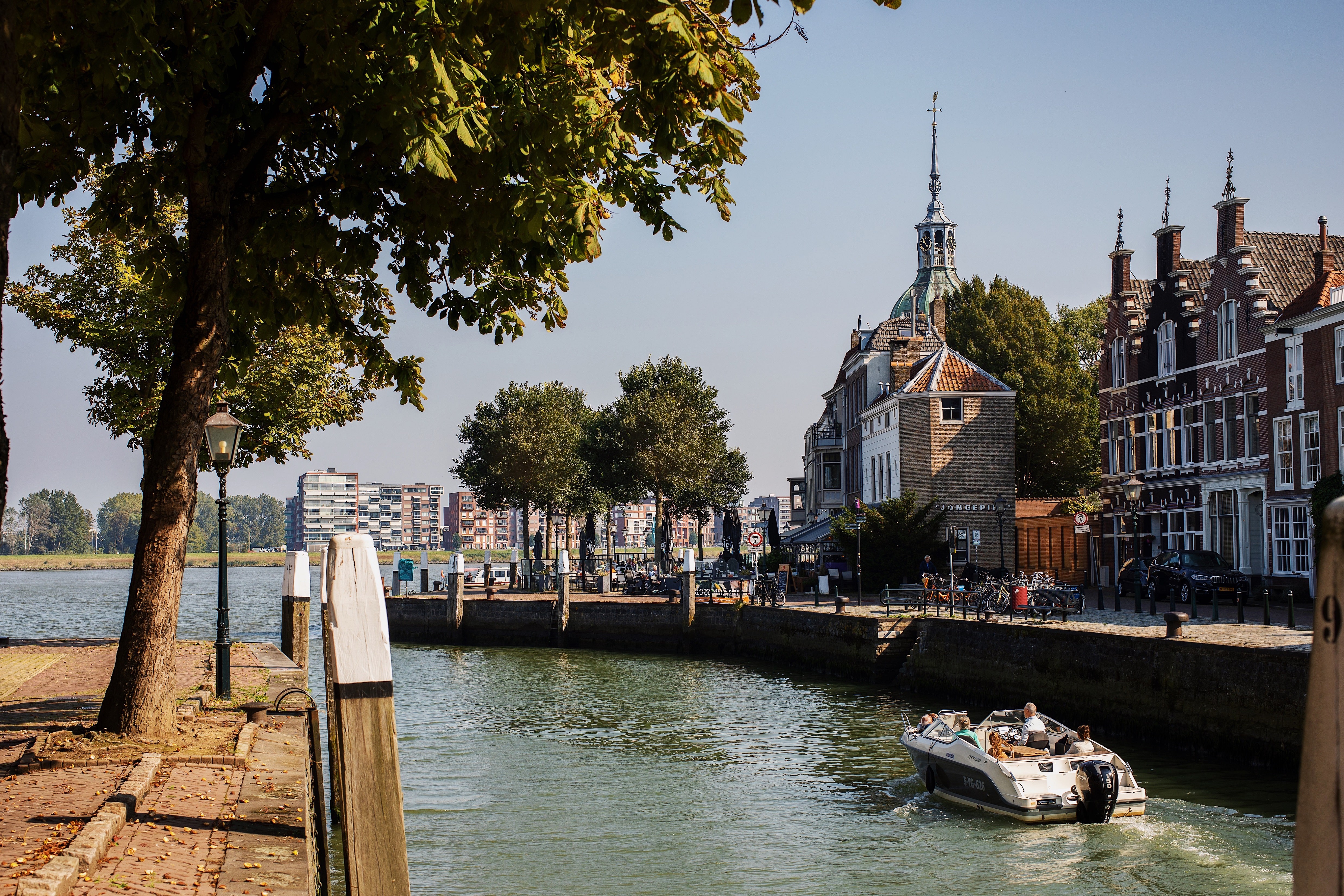 Groothoofd boot drierivierenpunt herfst najaar centrum Dordrecht