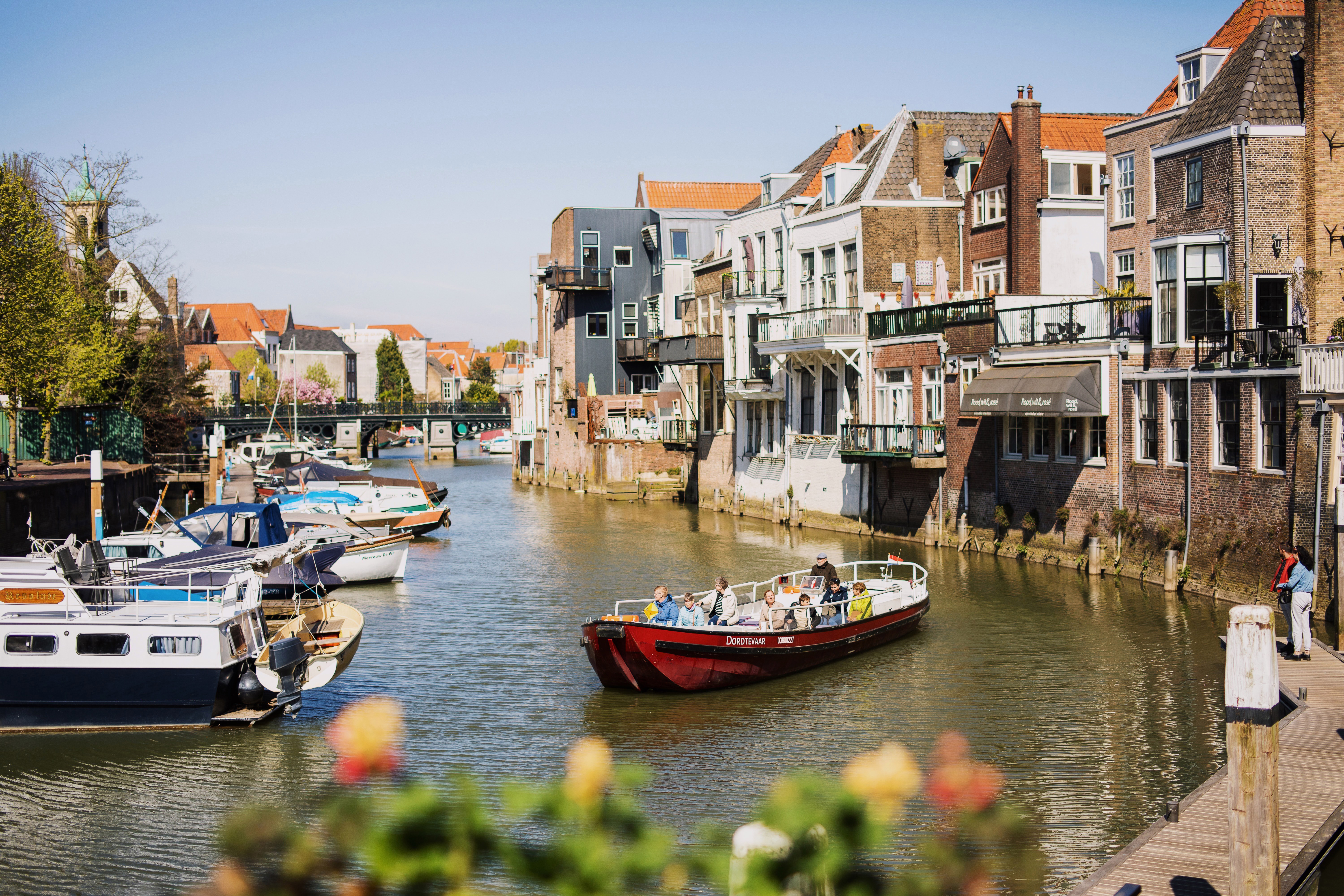 Dordtevaar round trip Wijnbrug Voorstraathaven spring spring center Dordrecht